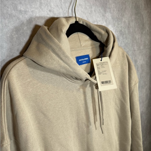 Jack & Jones Hoodie Crème, Large - Picture 1 of 3